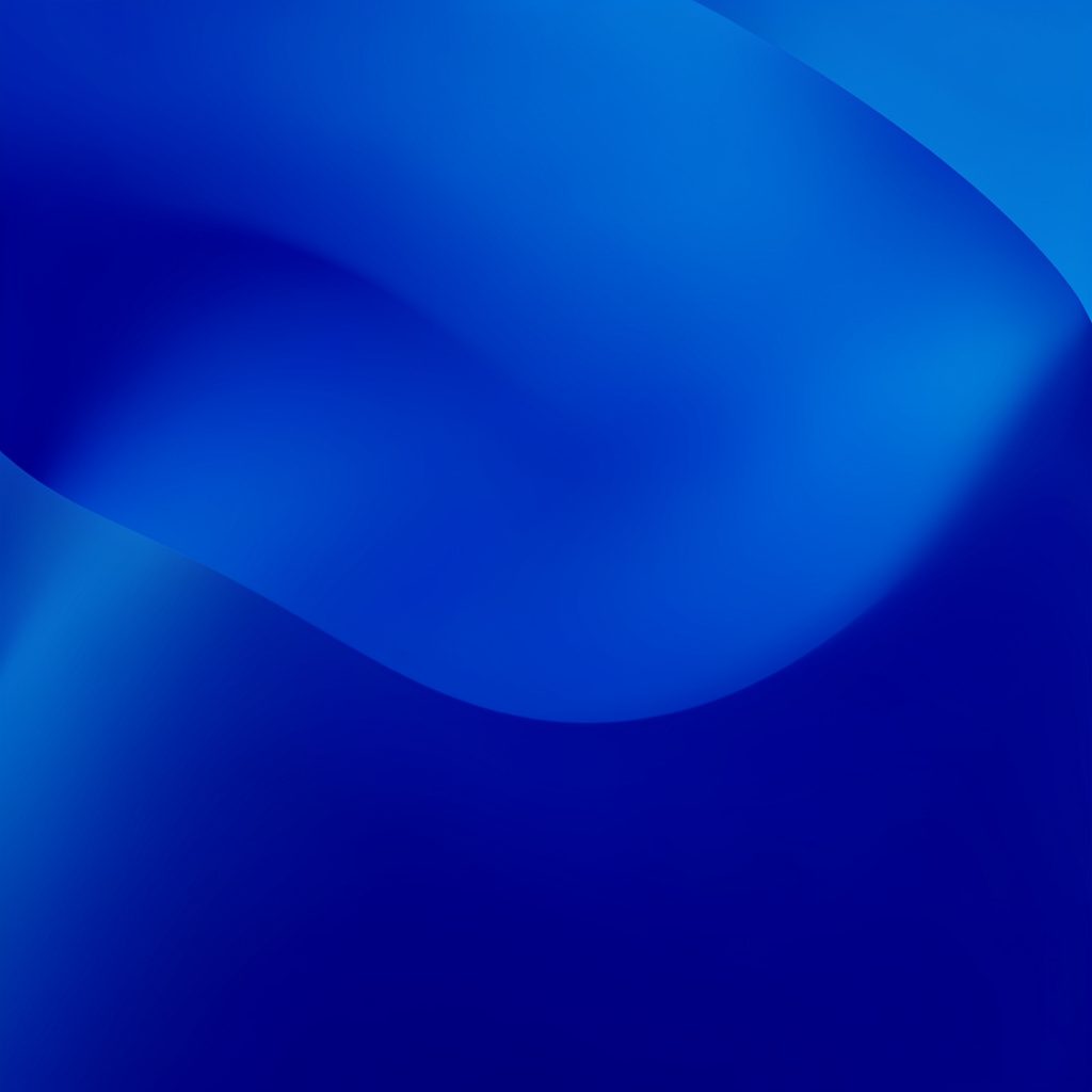 Abstract diagonal gradient flowing from deep navy into bright sky blue, with a soft luminous wash and no figures or text.
